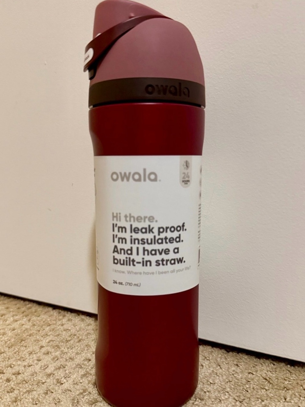Owala - Holiday Launch Pointsetta 24 oz LIMITED EDITION